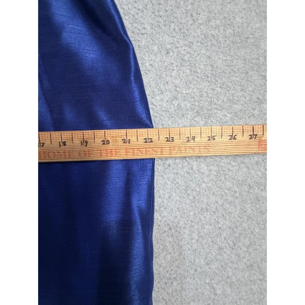 Le Suit Skirt Suit Womens 16 Blue 2 Piece Jacket Skirt Lined Career Workwear